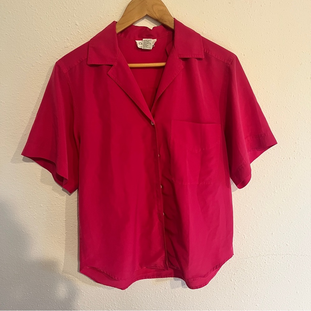 Vintage Dior Fuchsia Blouse